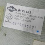 Nissan Qashqai oriģinālais sēdekļa spilvena apsildes elements kreisajā pusē