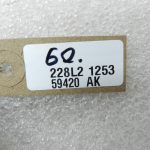Nissan X-trail T30 oriģinālais numura apgaismojums 265108H301