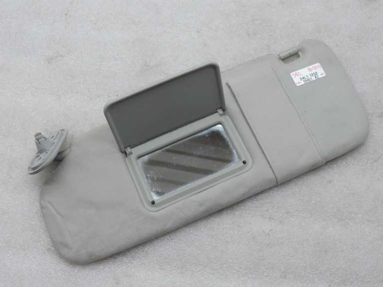 Oriģinālais 2002-2007 Toyota Corolla E12 Saules aizsarglīdzeklis kreisais, pelēks