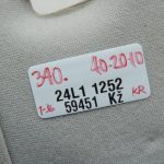 Oriģinālais 2002-2007 Toyota Corolla E12 Saules aizsarglīdzeklis kreisais, pelēks