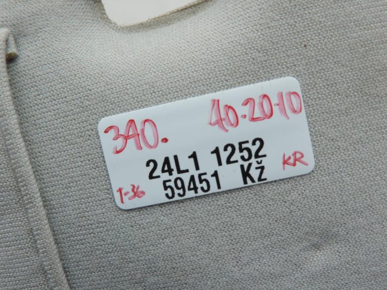Oriģinālais 2002-2007 Toyota Corolla E12 Saules aizsarglīdzeklis kreisais, pelēks