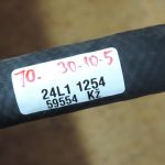oriģināls 2017-2020 Toyota Yaris P13 1.5 VVT-iE (2NRFKE) ūdens šļūtenes apvedceļš Nr.6