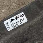 Oriģinālā BMW 5. sērijas F10 F11 apakšējā paneļa apdare labajā pusē 🚨 SMALL DEFECTIVE 🚨 51757207268