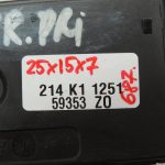 Renault Laguna III Logu regulatora motors priekšējais kreisais 807310003R