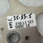 Oriģinālais BMW F20 F21 F22 F22 F30 F31 F34 dīzeļdzinējs B47 spararata gredzens 8577213