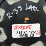 Renault Laguna II spogulis stikls ārējais spogulis pa labi 7701049063