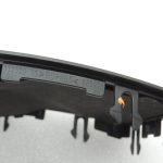 Oriģinālais BMW 5. sērijas F10 aizmugurējā labās daļas plaukta skaļruņa pārsegs melns 51469127920