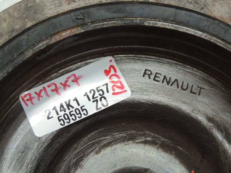 Renault Nissan Dacia 1.5 dCi kloķvārpstas skriemelis 123031777R OEM 123031777R