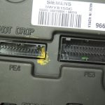 Chevrolet Epica drošinātāju kārbas moduļa vadības bloks 96647424 Drošinātāju kārbas bloks Modulis