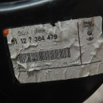 Oriģinālais BMW vadotnes bufera aizmugurējais kreisais turētājs 51127384479
