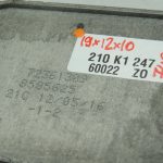 Oriģināls BMW eļļas dzesētāja siltummainis eļļas filtra korpuss 11428585625