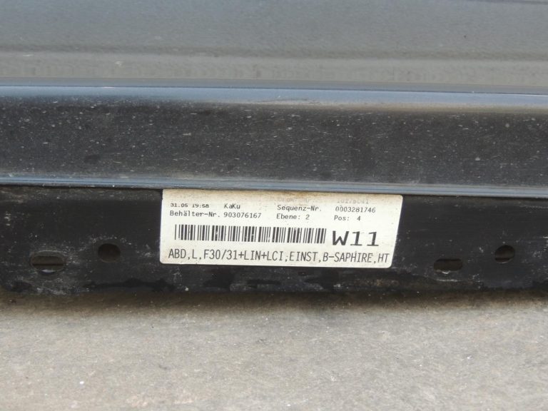 BMW 3\\\’ F30 F31 +LCI Slieksnis slieksnis kreisais 7312751
