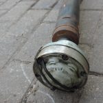 BMW X3 E83 mehāniskā pārnesumkārba kardāna vārpsta, garums 1252 mm, aizmugurējā, 26103414709