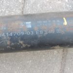 BMW X3 E83 mehāniskā pārnesumkārba kardāna vārpsta, garums 1252 mm, aizmugurējā, 26103414709