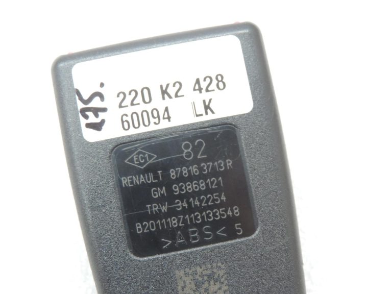 OE Opel Vivaro B Renault Trafic III drošības jostas sprādze priekšā pa labi 93868121 878163713R