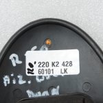 Opel Vivaro B Renault Trafic III aizmugurējās durvis durvju fiksatora svira 97A246A279