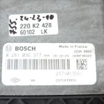 Opel Vivaro B Renault Trafic III 1,6 DCi R9M4153 dzinēja vadības bloks 0281036377