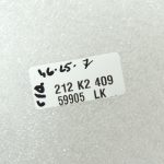 Oriģinālās Mitsubishi Pajero V7 V6 Saules aizsarglīdzeklis kreisais, pelēks MN148057HA