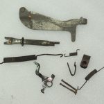 Oriģināls „Ford Ranger“ aizmugurējās labās puses bremžu uzliku remonta komplekts bremžu mehānismam