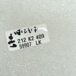 Mitsubishi Pajero V75W V78W V65W V65W V68W kreisā saules aizsarglāze bēšs audums MR559090 MR559090