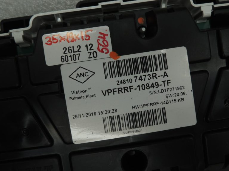 OEM Opel Vivaro B Renault Trafic III instrumentu panelis ar spidometru 93461383