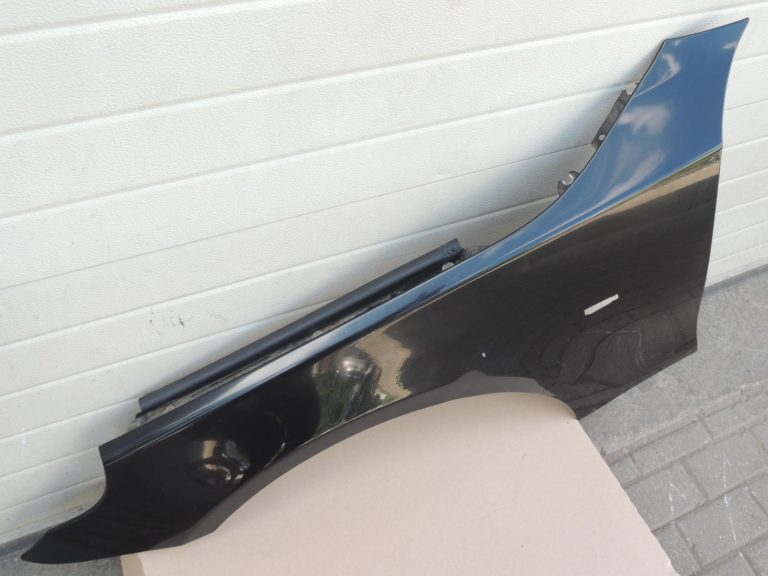 BMW E60 E61 priekšējais kreisais spārns, melns II, 668 41357111429, OEM
