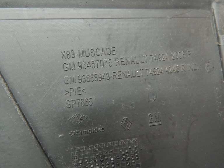 OEM Opel Vivaro B Renault Trafic III salona grīdas detaļu komplekts