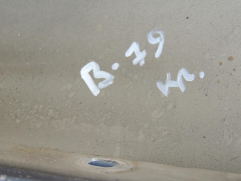 BMW E60 E61 priekšējais kreisais spārns, melns II, 668 41357111429, OEM