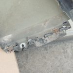 BMW E60 E61 priekšējais labais spārns, melns II 668 41357111430 OEM