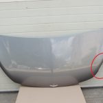 Opel Vivaro B motora pārsegs 10J Cassiopeia pelēks 1681643280 93455832 OEM