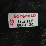 OPEL VIVARO B TRAFIC III aizmugurējās durvis kreisajā pusē (LH) apdare 93866646 909018312R OEM