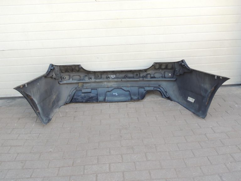 BMW E60 E61 aizmugurējais bamperis, melns II, 668 51110394707, OEM
