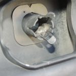 BMW E60 E61 aizmugurējais bamperis, melns II, 668 51110394707, OEM