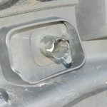 BMW E60 E61 aizmugurējais bamperis, melns II, 668 51110394707, OEM