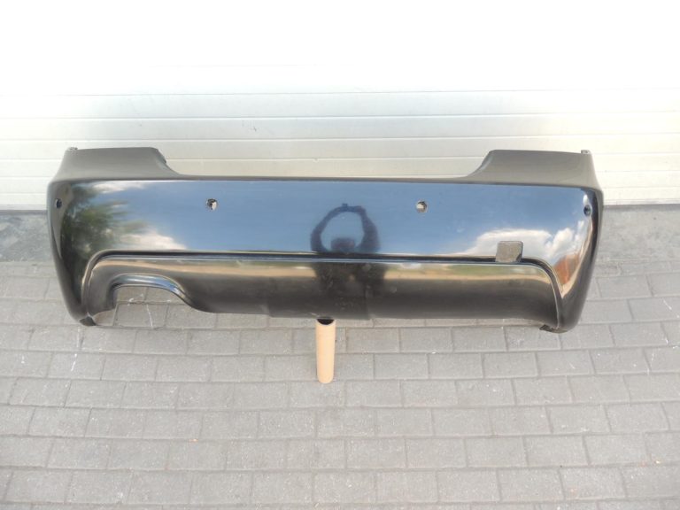 BMW E60 E61 aizmugurējais bamperis, melns II, 668 51110394707, OEM