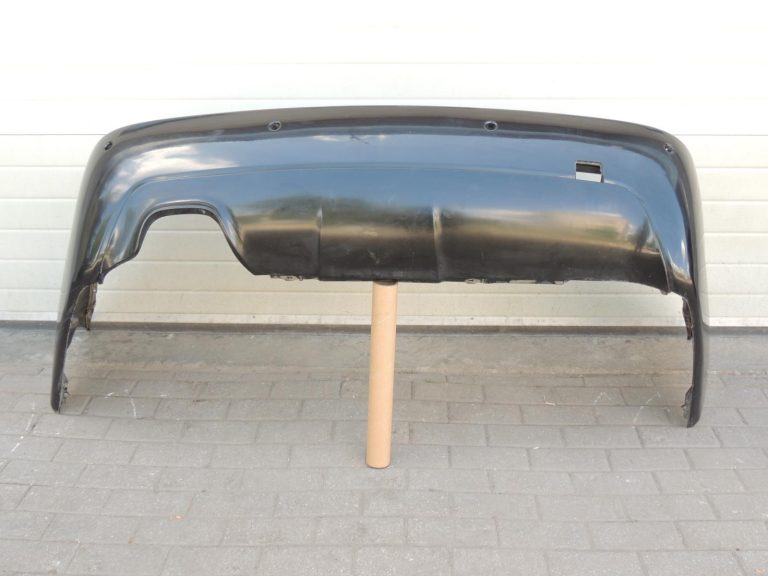 BMW E60 E61 aizmugurējais bamperis, melns II, 668 51110394707, OEM