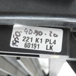 OE Opel Vivaro B Renault Trafic III priekšējā ventilācijas režģa gaisa plūsmas novadītājs 93867883 620C43334R