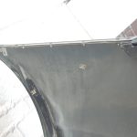 BMW E60 E61 aizmugurējais bamperis, melns II, 668 51110394707, OEM