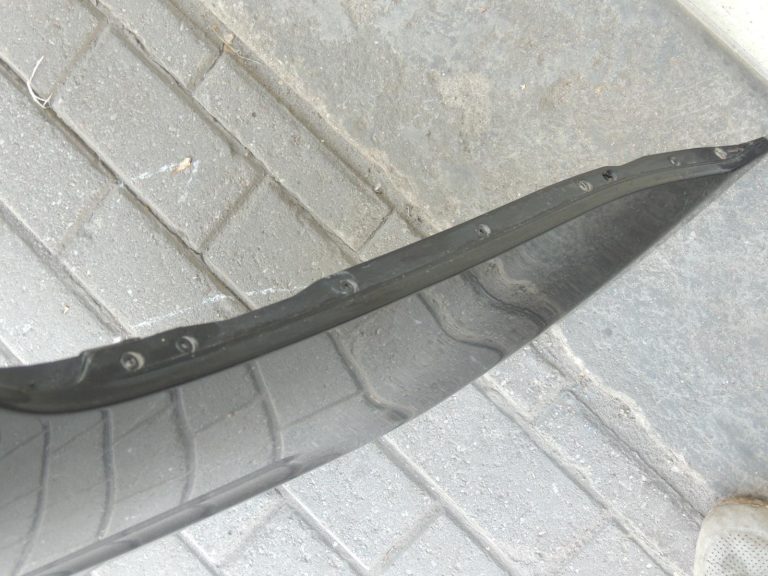 BMW E60 E61 aizmugurējais bamperis, melns II, 668 51110394707, OEM