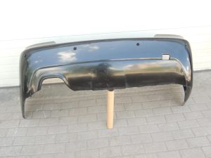 BMW E60 E61 aizmugurējais bamperis, melns II, 668 51110394707, OEM