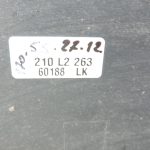 OE Opel Vivaro B Renault Trafic III aizmugurējā kreisā apakšdaļas aizsardzība 93867921
