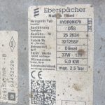 OE Opel Vivaro B Renault Trafic III stāvēšanas apkure Eberspächer 93452529