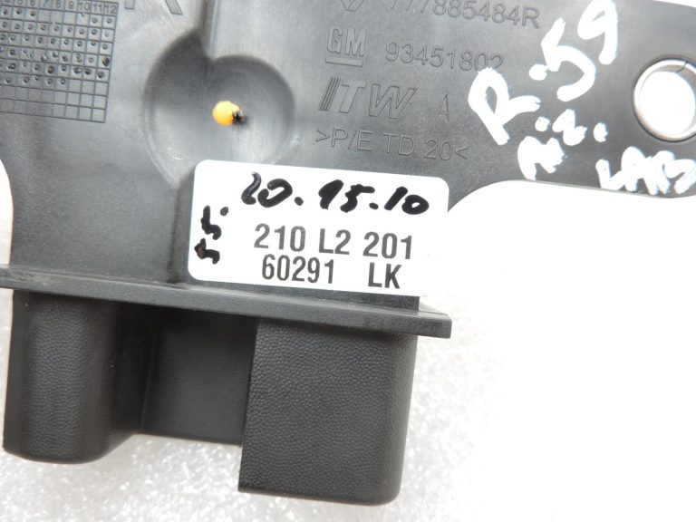 OE Opel Vivaro B Renault Trafic III bīdāmās durvis durvju fiksators 777885484R