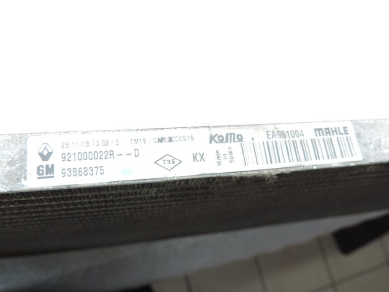OE Opel Vivaro B Renault Trafic III 1,6 DCi kondensators gaisa kondicionēšanas sistēmai 93868375