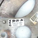 OE BMW M57N2 E90 E91 E92 E93 E60 E61 svārsta disks ar zobainu gredzenu