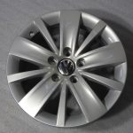 1x oriģināls VW Sharan 7N alumīnija disks, 16 collas, ET33, 7N0601025A, ar pulverkrāsas pārklājumu