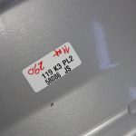 1x oriģināls VW Sharan 7N alumīnija disks, 16 collas, ET33, 7N0601025A, ar pulverkrāsas pārklājumu