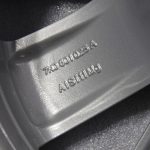 1x oriģināls VW Sharan 7N alumīnija disks, 16 collas, ET33, 7N0601025A, ar pulverkrāsas pārklājumu