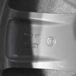 1x oriģināls VW Sharan 7N alumīnija disks, 16 collas, ET33, 7N0601025A, ar pulverkrāsas pārklājumu