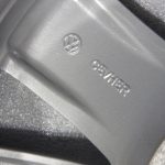1x oriģināls VW Sharan 7N alumīnija disks, 16 collas, ET33, 7N0601025A, ar pulverkrāsas pārklājumu